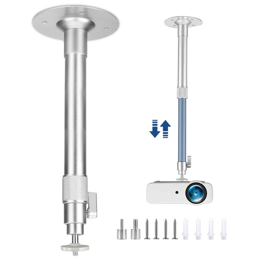 Projector Ceiling Mount,  Universal Video Projector Wall Mount Bracket Extendable 9'' to 15.7''